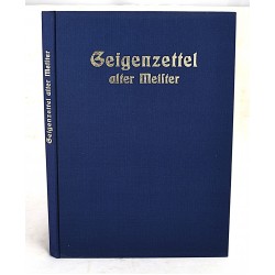 Geigenzettel alter Meister vom 16. bis zur Mitte des 19. Jahrhunderts (Fachbuchreihe Das Musikinstrument) (German Edition)